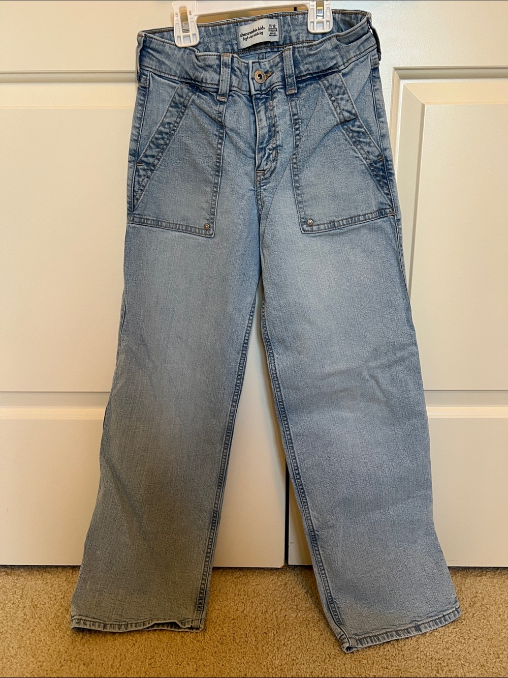 Abercrombie Kids High Rise Wide leg Jean